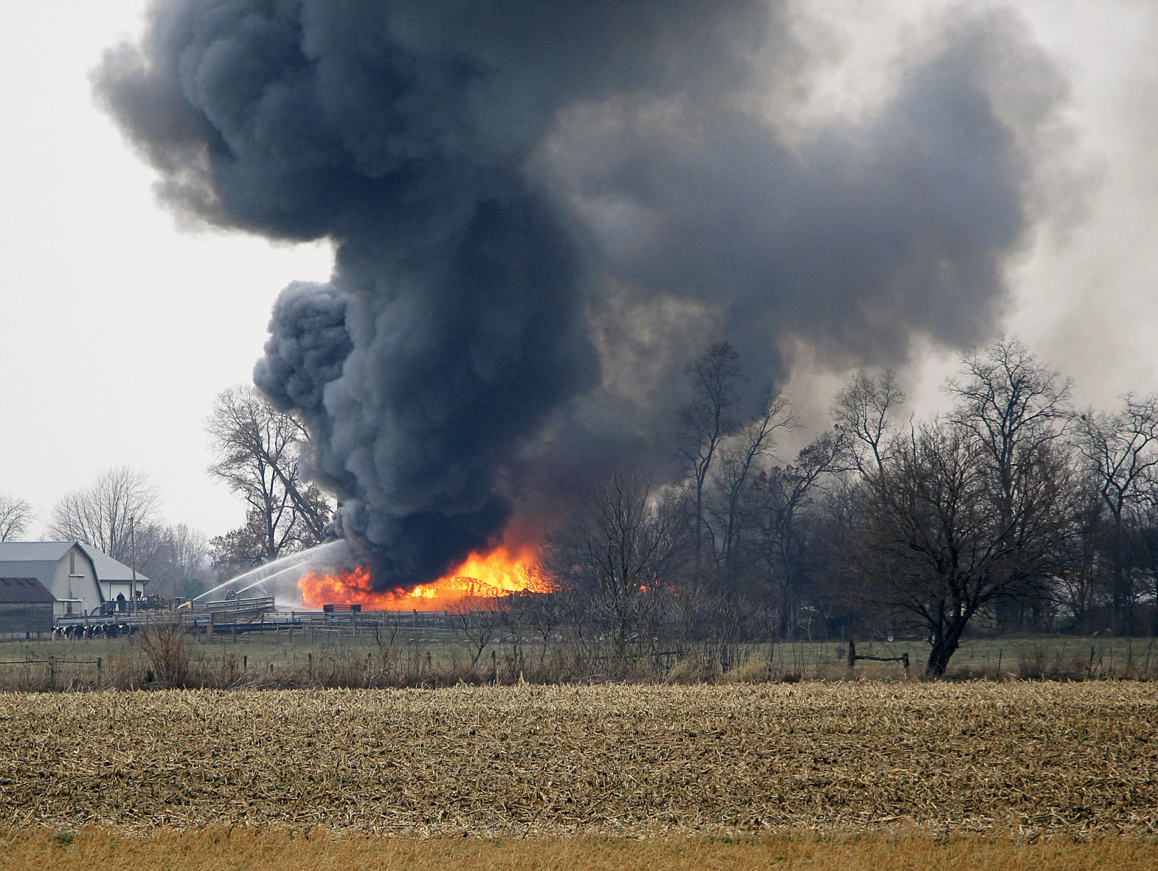 Middlebury Barn Fire